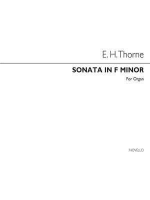 Sonata In F Minor Organ
