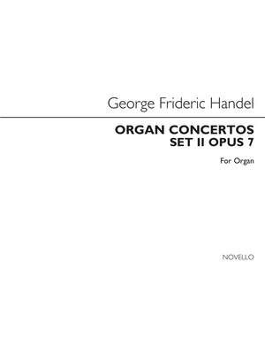 Organ Concertos Set 2 Op 7-edited By G.S. Holmes