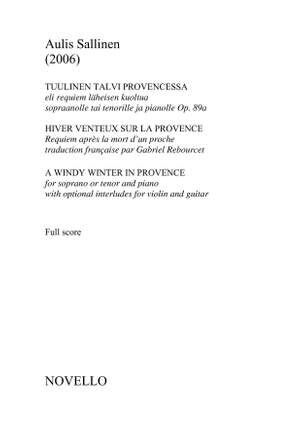 A Windy Winter In Provence