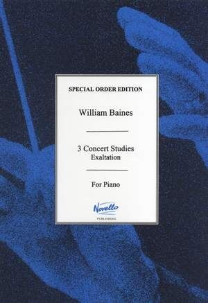 Exaltation (Three Concert - Studies / concierto - estudios)