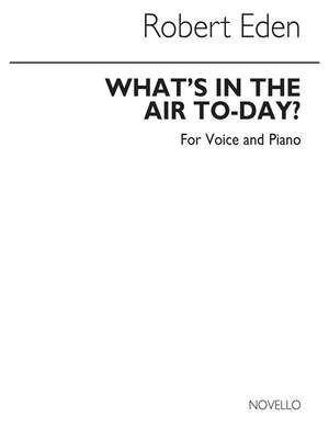 What's In The Air Today Low Voice/Piano