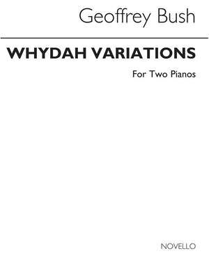 Whydah Variations For Two Pianos