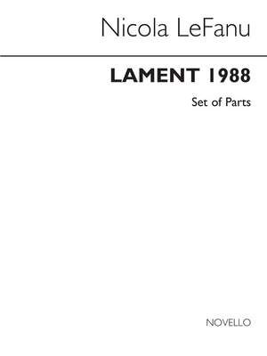 Lament (Oboe Clarinet Viola and Cello Parts)