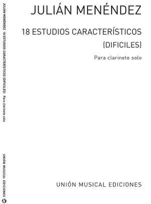 Dieciocho Estudios Caracteristicos Clarinet (clarinete)