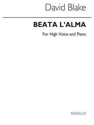 Beata L'alma for Soprano and Piano