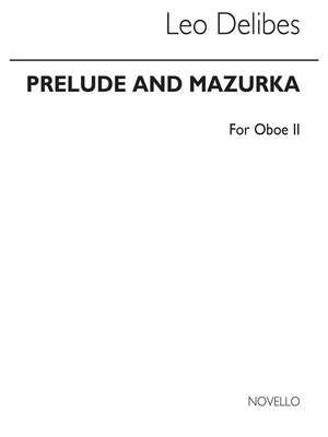 Prelude & Mazurka (Cobb) Oboe 2