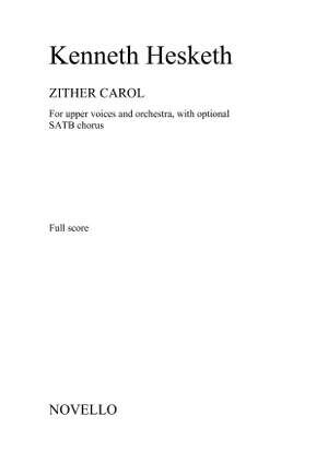 Zither Carol - Full Score