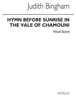 Hymn Before Sunrise In The Vale Of Chamouni