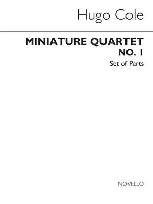Miniature Quartet No.1 In G (Parts)