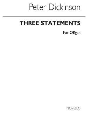 Three Statements for Organ