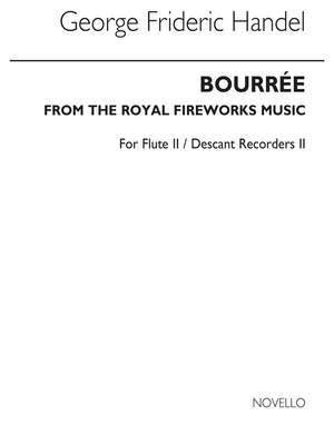 Bourree From The Fireworks Music (Flt/Des Rec 2)