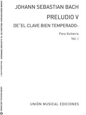 Preludio No.5 Clave Bien Temperado Volume 1