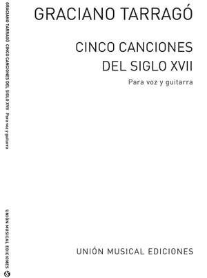 5 Canciones Del Siglo XVII for Voice and Guitar