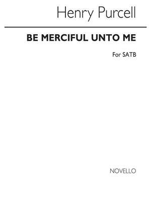 Be Merciful Unto Me O God Satb