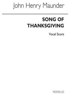 Song Of Thanksgiving