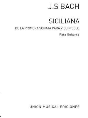 Siciliana De La Sonata I Para Violin