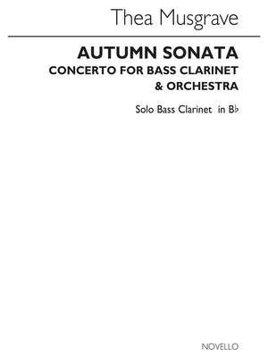 Autumn Sonata (Bass Clarinet / clarinete) Part