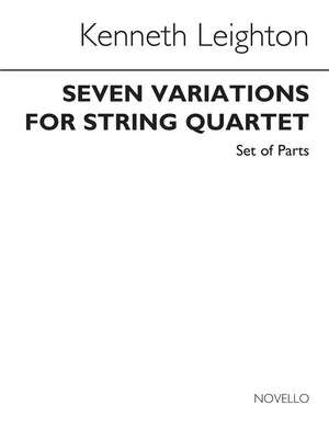 Seven Variations For String Quartet Op.43 (Parts)
