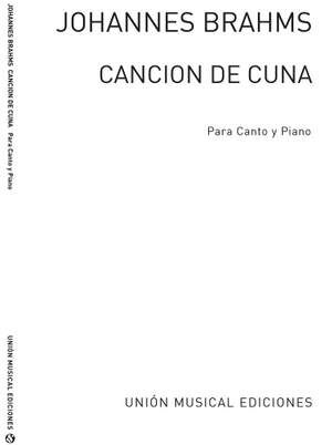 Cancion De Cuna (Wiegenlied) for Voice and Piano