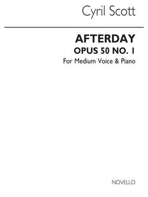 Afterday Op50 No.1-medium Voice/Piano (Key-b Flat)
