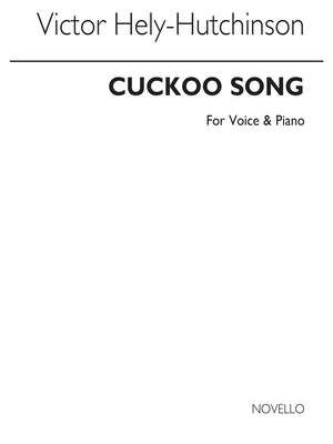 Cuckoo Song In C for High Voice and Piano
