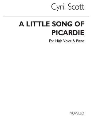 A Little Song Of Picardie-high Voice/Piano (Key-e)