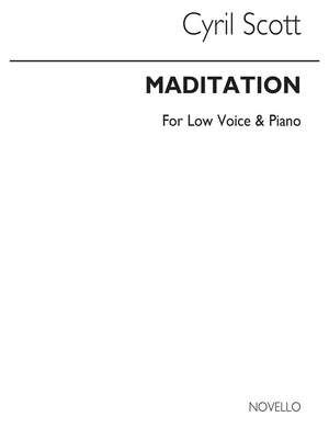 Meditation-low Voice/Piano (Key-b Flat)