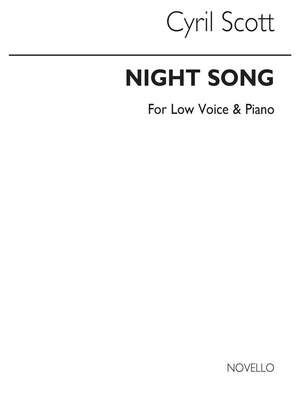Night Song-low Voice/Piano (Key-d Flat)