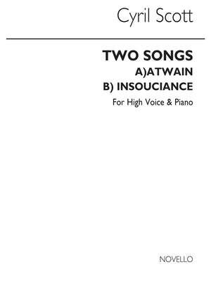 Two Songs Op56-high Voice/Piano