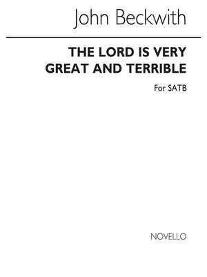 Jc The Lord Is Very Great And Terrible Satb