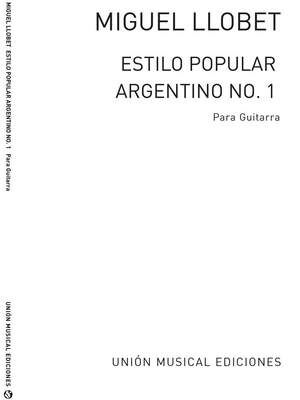 Estilo Popular Argentino No.1