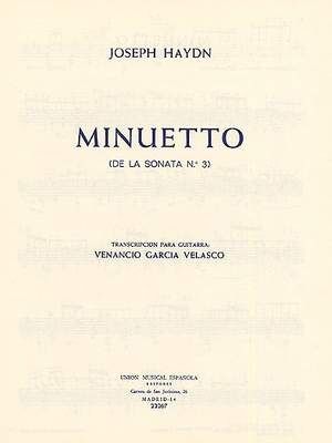 Minuetto (Garcia Velasco) Guitar