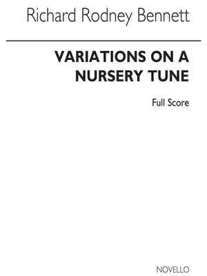 Variations On A Nursery Tune (Full Score)