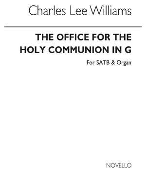The Office For Holy Communion In G