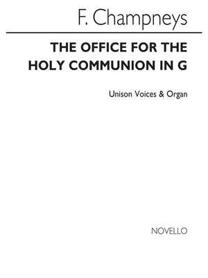 The Office For The Holy Communion In G