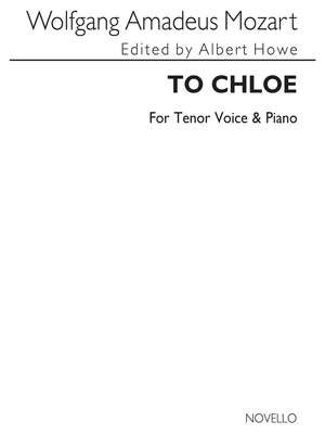 Mozart To Chloe Tenor And Piano