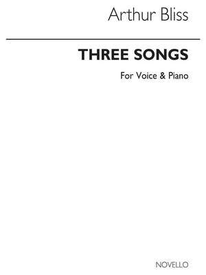 Three Songs For Voice And Piano