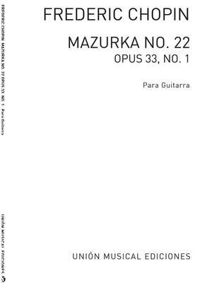Mazurka No.22 Op.33 No.1