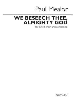 We Beseech Thee, Almighty God