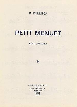 Petit Menuet Op.Post Guitar
