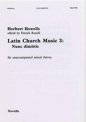 Nunc Dimittis (Latin Church Music 3)