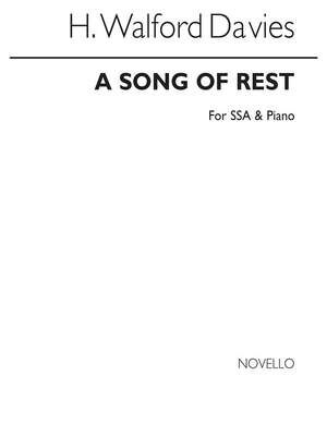 A Song Of Rest Ssa And Piano