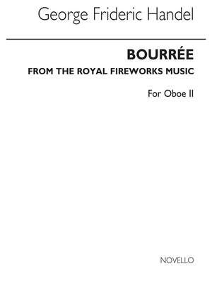 Bourree From The Fireworks Music (Oboe 2)