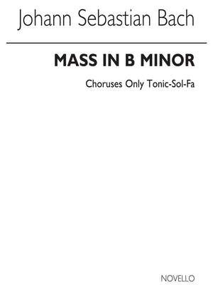 Js Mass In B Minor Tonic Sol-fa