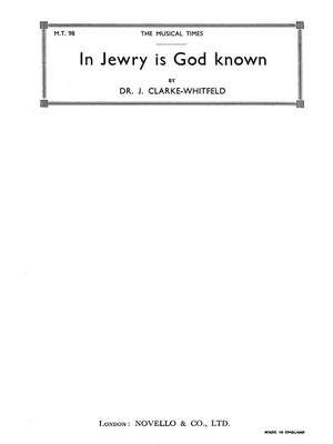 In Jewry Is God Known