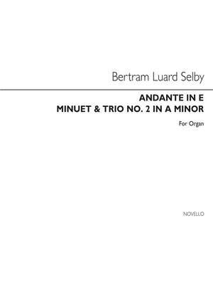 Andante In E And Minuet And Trio No.2 - In A Minor