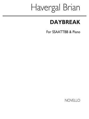 Daybreak Ssaattbb/Piano