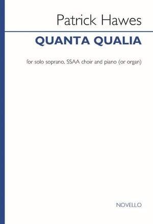 Quanta Qualia (Soprano/SSAA/Piano)