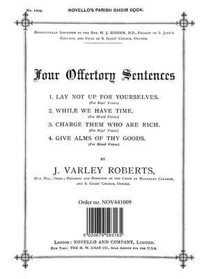 Four Offertory Sentences
