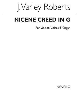 Varley Roberts The Nicene Creed In G Organ